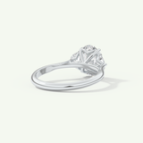 2.0 CT Oval Cut Three Stone Lab-Grown Diamond Engagement Ring