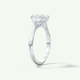 2.0 CT Oval Cut Three Stone Lab-Grown Diamond Engagement Ring