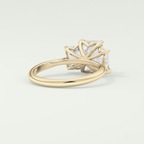 2.0 CT Emerald Cut Three Stone Lab-Grown Diamond Engagement Ring 2