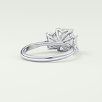 2.0 CT Emerald Cut Three Stone Lab-Grown Diamond Engagement Ring 14