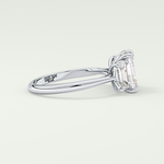 2.0 CT Emerald Cut Three Stone Lab-Grown Diamond Engagement Ring 15
