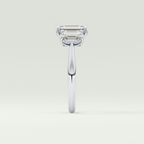 2.0 CT Emerald Cut Three Stone Lab-Grown Diamond Engagement Ring 16