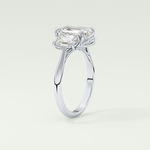 2.0 CT Emerald Cut Three Stone Lab-Grown Diamond Engagement Ring 17