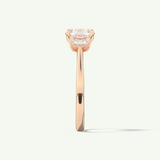 2.0 CT Cushion Cut Three Stone Lab-Grown Diamond Engagement Ring