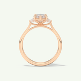 2.0 CT Marquise Cut Three Stone Lab-Grown Diamond Engagement Ring