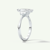 2.0 CT Marquise Cut Three Stone Lab-Grown Diamond Engagement Ring
