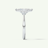 2.0 CT Marquise Cut Three Stone Lab-Grown Diamond Engagement Ring