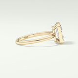2.0 CT Radiant Cut Bezel Solitaire Lab-Grown Diamond Engagement Ring 3