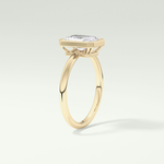 2.0 CT Radiant Cut Bezel Solitaire Lab-Grown Diamond Engagement Ring 5