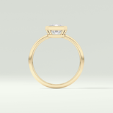 2.0 CT Radiant Cut Bezel Solitaire Lab-Grown Diamond Engagement Ring 6