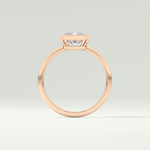 2.0 CT Radiant Cut Bezel Solitaire Lab-Grown Diamond Engagement Ring 12
