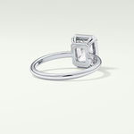 2.0 CT Radiant Cut Bezel Solitaire Lab-Grown Diamond Engagement Ring 14