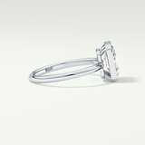 2.0 CT Radiant Cut Bezel Solitaire Lab-Grown Diamond Engagement Ring 15