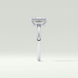 2.0 CT Radiant Cut Bezel Solitaire Lab-Grown Diamond Engagement Ring 16