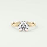 2.0 CT Round Cut Solitaire Lab-Grown Diamond Engagement Ring 1