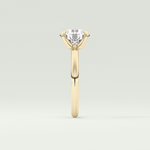 2.0 CT Round Cut Solitaire Lab-Grown Diamond Engagement Ring 4