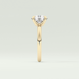 2.0 CT Round Cut Solitaire Lab-Grown Diamond Engagement Ring 4