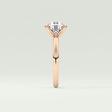 2.0 CT Round Cut Solitaire Lab-Grown Diamond Engagement Ring 10