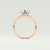2.0 CT Round Cut Solitaire Lab-Grown Diamond Engagement Ring 12