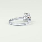 2.0 CT Round Cut Solitaire Lab-Grown Diamond Engagement Ring 14