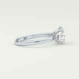 2.0 CT Round Cut Solitaire Lab-Grown Diamond Engagement Ring 15