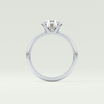 2.0 CT Round Cut Solitaire Lab-Grown Diamond Engagement Ring 18
