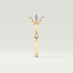2.0 CT Oval Cut Solitaire Lab-Grown Diamond Engagement Ring 4