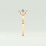 2.0 CT Oval Cut Solitaire Lab-Grown Diamond Engagement Ring 4