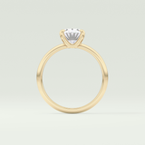 2.0 CT Oval Cut Solitaire Lab-Grown Diamond Engagement Ring 6