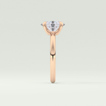 2.0 CT Oval Cut Solitaire Lab-Grown Diamond Engagement Ring 10