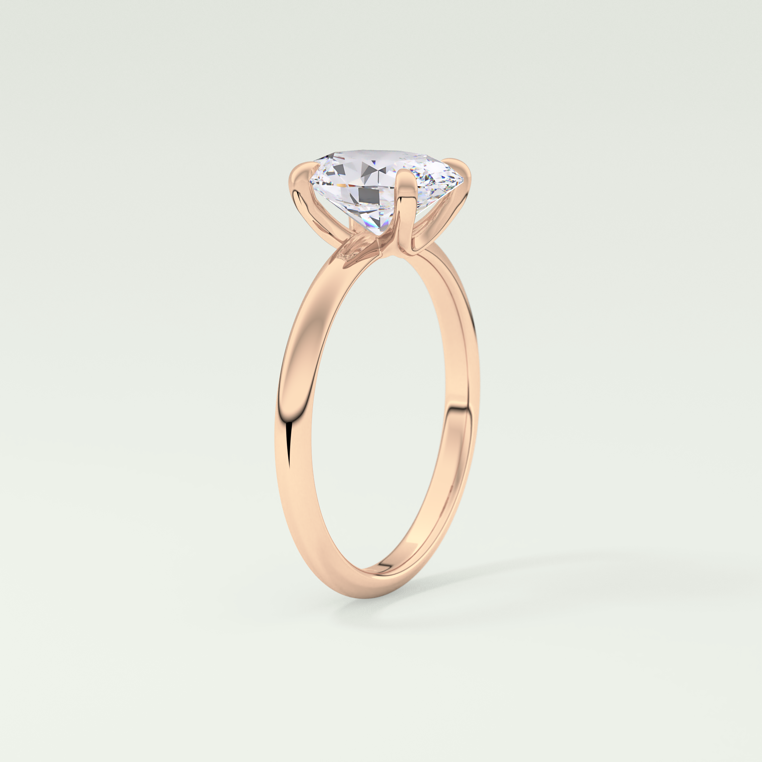 2.0 CT Oval Cut Solitaire Lab-Grown Diamond Engagement Ring 11