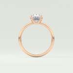 2.0 CT Oval Cut Solitaire Lab-Grown Diamond Engagement Ring 12