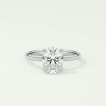 2.0 CT Oval Cut Solitaire Lab-Grown Diamond Engagement Ring 13