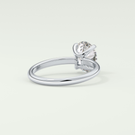 2.0 CT Oval Cut Solitaire Lab-Grown Diamond Engagement Ring 14