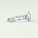 2.0 CT Oval Cut Solitaire Lab-Grown Diamond Engagement Ring 15