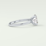 2.0 CT Oval Cut Solitaire Lab-Grown Diamond Engagement Ring 15