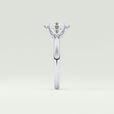 2.0 CT Oval Cut Solitaire Lab-Grown Diamond Engagement Ring 16
