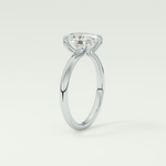 2.0 CT Oval Cut Solitaire Lab-Grown Diamond Engagement Ring 17