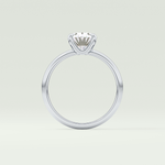 2.0 CT Oval Cut Solitaire Lab-Grown Diamond Engagement Ring 18
