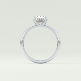 2.0 CT Oval Cut Solitaire Lab-Grown Diamond Engagement Ring 18