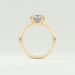 2.0 CT Emerald Cut Solitaire Lab-Grown Diamond Engagement Ring 6