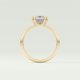 2.0 CT Emerald Cut Solitaire Lab-Grown Diamond Engagement Ring 6