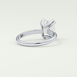 2.0 CT Emerald Cut Solitaire Lab-Grown Diamond Engagement Ring 14