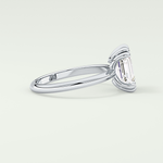 2.0 CT Emerald Cut Solitaire Lab-Grown Diamond Engagement Ring 15