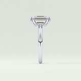 2.0 CT Emerald Cut Solitaire Lab-Grown Diamond Engagement Ring 16