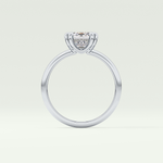2.0 CT Emerald Cut Solitaire Lab-Grown Diamond Engagement Ring 18
