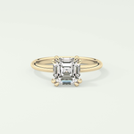 2.0 CT Asscher Cut Solitaire Lab-Grown Diamond Engagement Ring 1