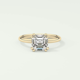 2.0 CT Asscher Cut Solitaire Lab-Grown Diamond Engagement Ring 1