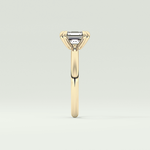 2.0 CT Asscher Cut Solitaire Lab-Grown Diamond Engagement Ring 4