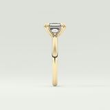 2.0 CT Asscher Cut Solitaire Lab-Grown Diamond Engagement Ring 4